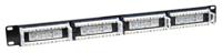 Intellinet 513555 24 poorten Netwerkpatchpaneel 483 mm (19) CAT 5e 1 HE Ingericht - thumbnail