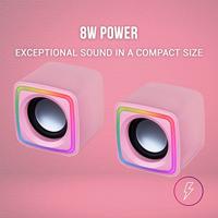 PC-luidsprekers Mars Gaming MSCUBEP 8W Roze 4 W - thumbnail