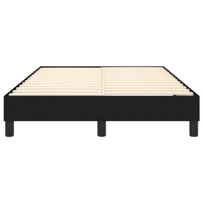 Boxspringframe stof zwart 120x200 cm