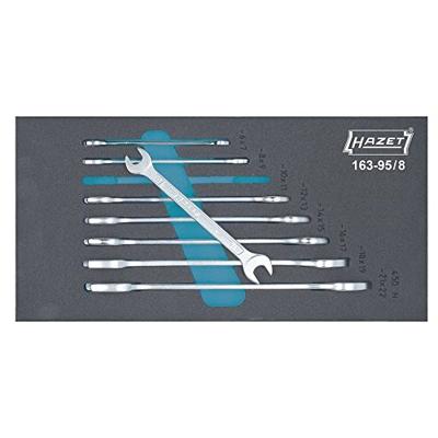 Hazet 163-95/8 Dubbele steeksleutelset 8-delig Sleutelbreedte (metrisch) 6 - 22 mm