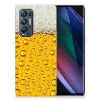 OPPO Find X3 Neo Siliconen Case Bier - thumbnail