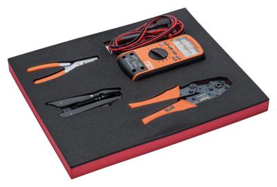 Bahco Foaminlay Fit&Go 2/3 kabeltangen en multimeterset - 4-delig - FF1F5006 Bahco Foaminlay Fit&Go 2/3 kabeltangen en multimeterset - 4-delig - FF1F5006