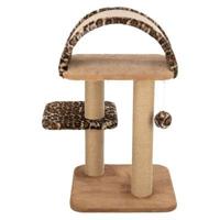 TRIXIE KRABPAAL LEO PANTERPRINT LIGPLAATS MET BOOG BRUIN - thumbnail