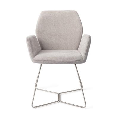 Jesper Home Misaki eetkamerstoel Pretty Plaster beehive steel