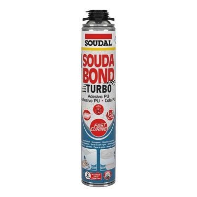 Schuim Soudal SoudaBond Turbo Polyurethaan Pistool 750 ml