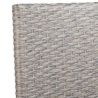 Polyrattan Stapelstoel Comfort Set van 4 kleur Creme Polyrattan Stapelstoel Comfort Set van 4 kleur Creme