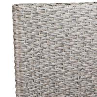 Polyrattan Stapelstoel Comfort Set van 4 kleur Creme - thumbnail