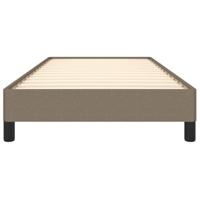 Bedframe zonder matras 90x200 cm stof taupe - thumbnail