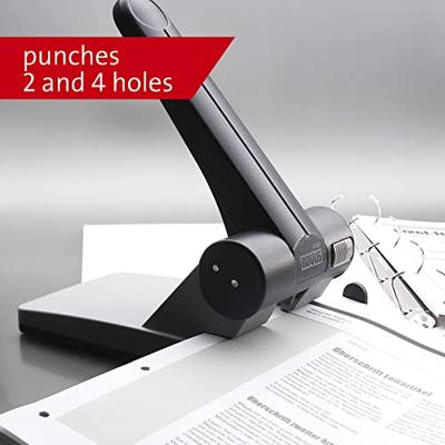 Novus Office 025-0266 Archiefperforator B265 Lichtgrijs, Diepzwart Instelformaat (max.): DIN A4 65 vel (80 g/m²) - thumbnail
