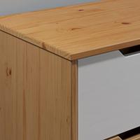 Dressoir Borneo Natuur Grenenhout 96x40x79cm FSC gecertificeerd - thumbnail