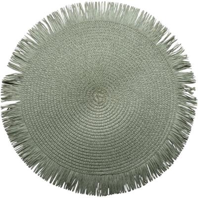 Gusta placemats 38 cm lichtgroen - Set 2 stuks
