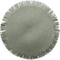 Gusta placemats 38 cm lichtgroen - Set 2 stuks - thumbnail