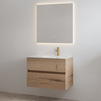 Badmeubelset met Kraangat Best Design Splash 80 cm Halifax Hout - thumbnail