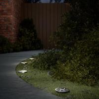 VidaXL Grondlampen 12 st solar met grondpennen warmwit - thumbnail
