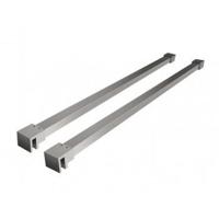 Wiesbaden Set Slim stabilisatiestangen geb staal tbv vrijstaande inloopdouche - thumbnail