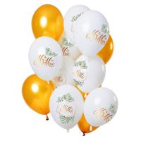 Ballonnen Bruiloft &apos;Mr & Mrs&apos; Premium (12st) - thumbnail