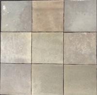 Wandtegel beige Marazzi Zellige 10x10cm salvia glans - thumbnail