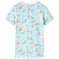 Kindershirt tijgerprint 92 ecru - thumbnail