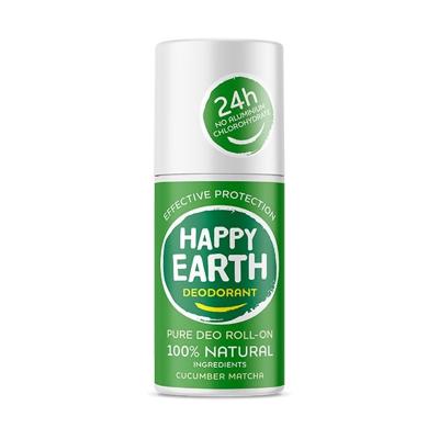 Happy Earth 100% Natural Deo Roll-On Cucumber Matcha