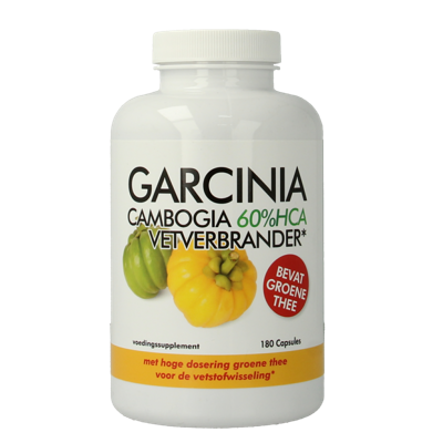 Natusor Garcinia cambogia 60% HCA vetverbrander 180 Capsules