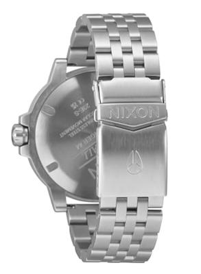 Nixon A1402-5233 Zwart Zilverkleurig Heren horloge