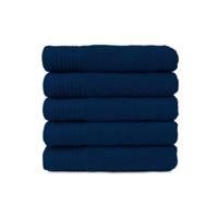 The One Handdoek 450 gram 50x100 cm Navy (5 stuks) - thumbnail