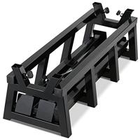 In hoogte verstelbare stalen zaagbok met vergrendelingsbeugel - thumbnail