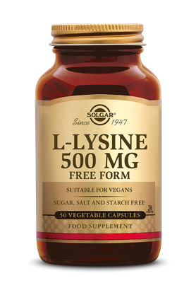 Solgar L-Lysine 500 mg Capsules