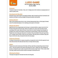 VIGA ludo dieren bordspel, 1 set - thumbnail