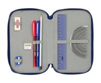 Driedubbele Pennenzak F.C. Barcelona Marineblauw 12,5 x 19,5 x 5,5 cm 37 Onderdelen - thumbnail