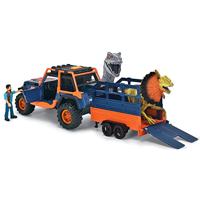 Dickie dino jeep met trailer speelset - thumbnail