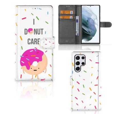 Samsung Galaxy S22 Ultra | Book Cover | Donut Roze Samsung Galaxy S22 Ultra | Book Cover | Donut Roze