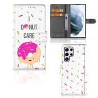Samsung Galaxy S22 Ultra | Book Cover | Donut Roze - thumbnail