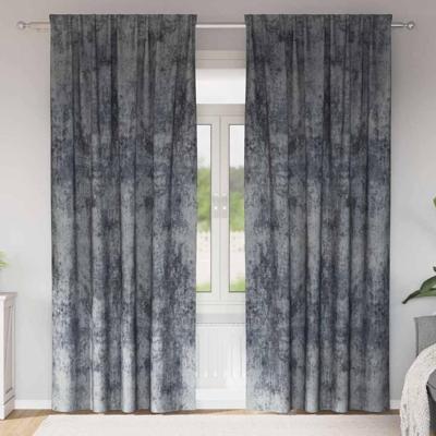 VidaXL Velvet gordijnen 2 pcs zilvergrijs 225 x 140 cm fluweel VidaXL Velvet gordijnen 2 pcs zilvergrijs 225 x 140 cm fluweel