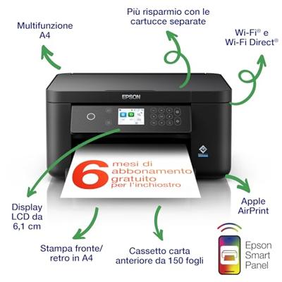 Epson Expression Home XP-5200 All-in-one inkjet printer Zwart - thumbnail
