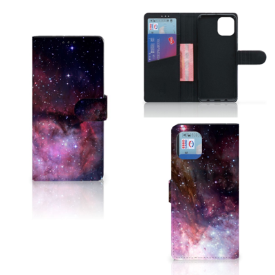 Book Case voor Motorola Edge 20 Lite Galaxy Book Case voor Motorola Edge 20 Lite Galaxy