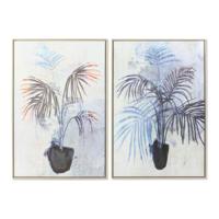 Schilderij DKD Home Decor Planten 83 x 4,5 x 123 cm Scandinavisch (2 Stuks) - thumbnail