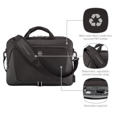Wenger XE Laptoptas Geschikt voor max. (laptop): 40,6 cm (16) Zwart Wenger XE Laptoptas Geschikt voor max. (laptop): 40,6 cm (16) Zwart
