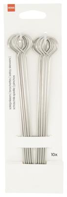 HEMA Satéprikkers rvs - 10 stuks