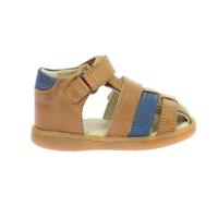 Baby lederen sandalen Bipod KICKERS® kameel - thumbnail