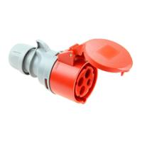 Plug-in basis Solera 903144a 3P+T CETAC Lucht Rood 32 A IP44 - thumbnail