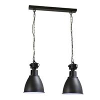 Masterlight Retro industrie eetkamerlampIndustria 2x27 Bud 2-lichts antraciet - 2007-30-06-EH-K-70-2 - thumbnail