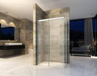 Douchedeur Softclose + Wand 1200X1000X2000 Chroom 8 mm Nano Aqua Splash - thumbnail