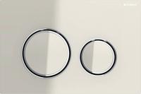 Geberit Sigma 50 (ex Sigma 21) bedieningspaneel glas chroom/zandgrijs voor Sigma reservoirs 8cm (UP720) en 12cm (UP320) - thumbnail