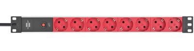 Alu-Line 19" Rack Mount Power Strip | Schuko to 12 x Schuko - thumbnail