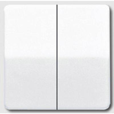 Jung CD500 drukknop voor serieschakelaar en impulsdrukkers wit CD 595 WW