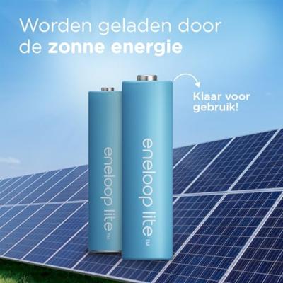 Oplaadbare batterijen PANASONIC ENELOOP LITE AAA 550 mAh 4 szt (BK-4LCCE/4CP) - thumbnail