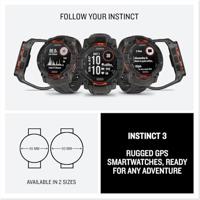 Garmin Instinct® 3 Solar 50mm - GPS Multisport Smartwatch - thumbnail