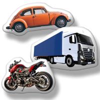 Gepersonaliseerd kussen met jouw auto of motor - Pillow Buddies - thumbnail