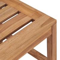 Tuinstoelen 2 st massief teakhout - thumbnail
